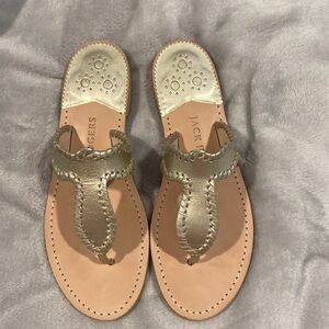 Jack Rogers Jackie sandal bronze size 8